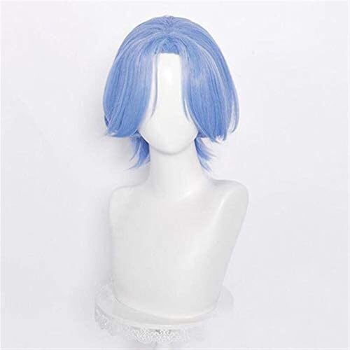 Anime Cosplay Perücke Für SK8 Infinity Langa Kurz Blau Halloween Party Synthetisches Haar Anime Cosplay Perücke Für SK8 Infinity Langa Kurz Blau Halloween Party Synthetisches Haar von Generic
