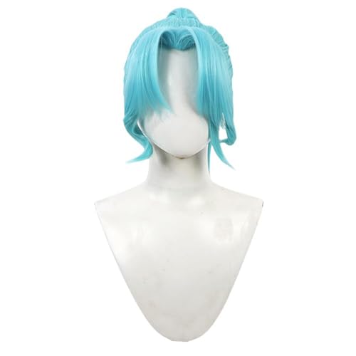 Anime Cosplay Perücken Für Yalian Hellblau Mit Langem Hitzebeständiges Kunsthaar Für Halloween Kostüm Party von Generic