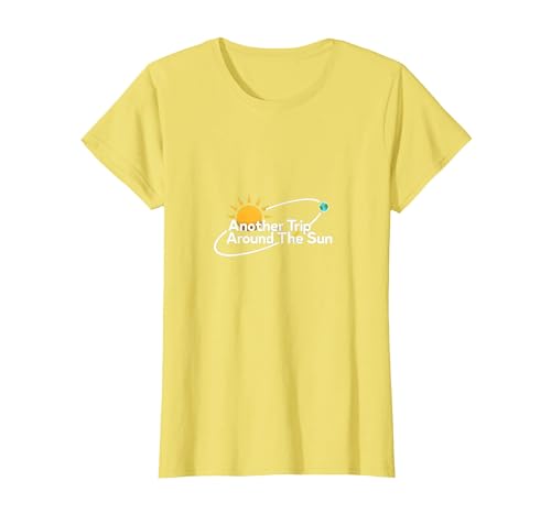 Another Trip Around The Sun Geburtstagsgeschenk für Männer T-Shirt, Damen, Gelb, XS Another Trip Around The Sun Geburtstagsgeschenk für Männer T-Shirt, Damen, Gelb, XS von Generic