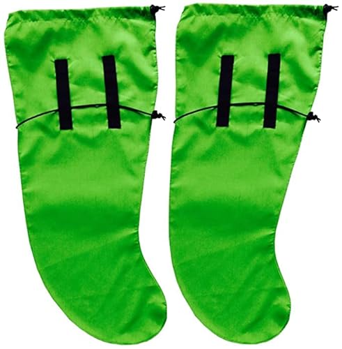 Anti-Leech Wandersocken, Einheitsgröße, Schutz für Trekking, Grün, Grün , Einheitsgröße von Generic