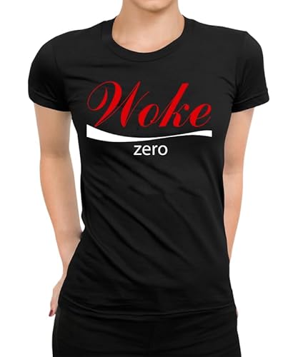 Anti-Woke T-Shirt 'Woke Zero Fun' – Lustiges Statement Shirt gegen Politische Korrektheit, für Humor & Freiheit. Damen Frauen T-Shirt von Generic