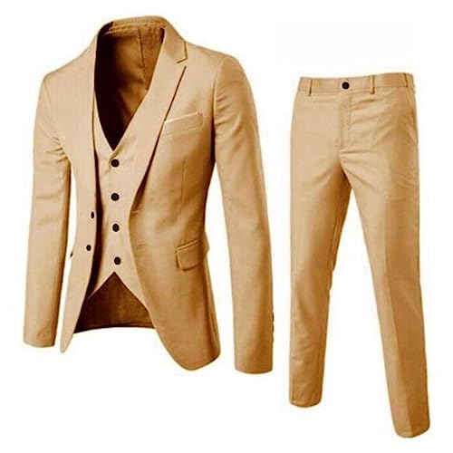 Anzug Herren Groesse 110 Herrenanzüge In Übergröße Goldener Anzug Herren Hosenanzüge Herren Jacket Und Hose Herren Herren Smoking Anzug Herren Anzughose Schwarz Black Friday von Generic