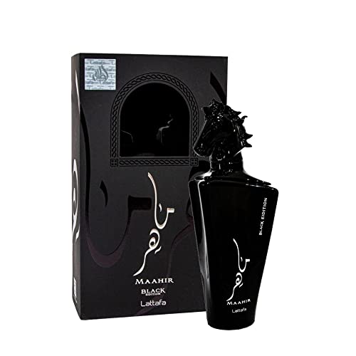 Arabic Perfume Maahir Black Edition, Lattafa, Men, Eau de Parfum - 100ml von Generic