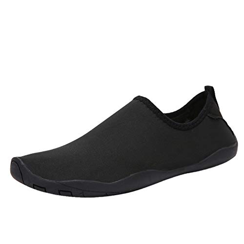 Arbeitshandschuhe Kinder Frauen Mann Wandern Sneaker Schuhe Strand Schwimmen Wasser Schuhe Barfuß Schnell Trocknend Aqua Outdoor Schuhe Turnschuhe Urlaub Black 41 von Generic