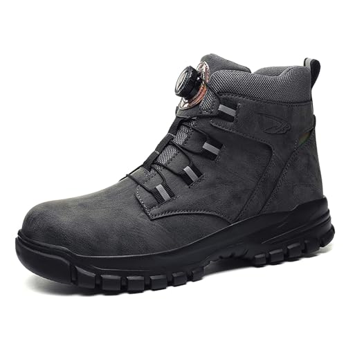 Arbeitsstiefel Herren Damen Arbeitsschuhe S3 Leicht Wasserdicht Stahlkappenschuhe rutschfest Sicherheitsstiefel Schwarz Arbeitsstiefel Herren Damen Arbeitsschuhe S3 Leicht Wasserdicht Stahlkappenschuhe rutschfest Sicherheitsstiefel Schwarz von Generic