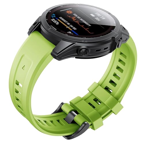 Armbänder Kompatibel mit Garmin Forerunner 970 Quick-Fit Armband, Sport Atmungsaktiv Silikon Wasserdicht Ersatzarmband für Garmin Forerunner 970 Smartwatch Damen Herren von Generic