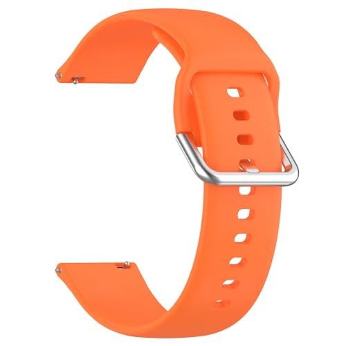 Armbänder Kompatibel mit Garmin Venu 3 45mm Armband, Ersatz Armband aus Silikon Sportarmband für Garmin Venu 3 Uhrenarmband für Damen Männer (Orange, One Size) von Generic