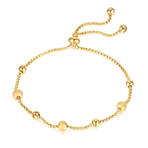 Armband Kleine Mattierte Perlen Push-Pull Verstellbares Armband Für Frauen Schmuck Armband Kleine Mattierte Perlen Push-Pull Verstellbares Armband Für Frauen Schmuck von Generic