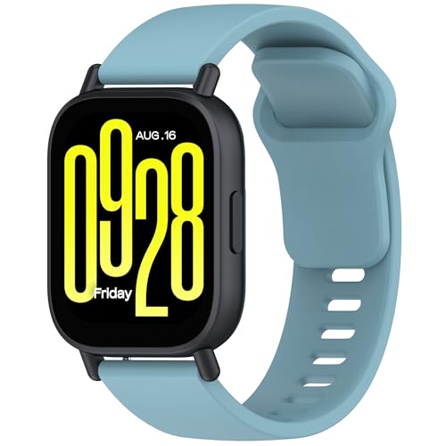 Armband Kompatibel mit Redmi Watch 5 Active Armbänder Sport Wasserdichtes Ersatzarmband Silikon Wechselarmband für Redmi Watch 5 Active Uhrarmband, Damen Herren von Generic