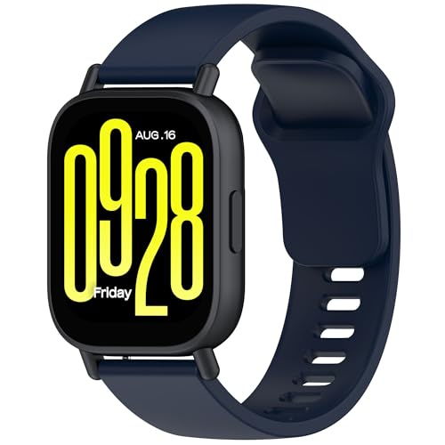 Armband Kompatibel mit Redmi Watch 5 Active Armbänder Sport Wasserdichtes Ersatzarmband Silikon Wechselarmband für Redmi Watch 5 Active Uhrarmband, Damen Herren von Generic