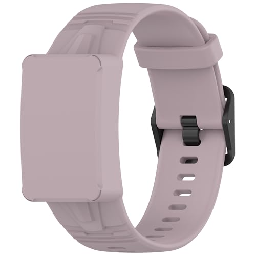 Armband Kompatibel mit WHOOP 4.0 Armbänder Silikon Sport Wasserdichtes Ersatzarmband Verstellbares Sportband Handgelenkband für WHOOP 4.0 Damen Herren (Lila) von Generic