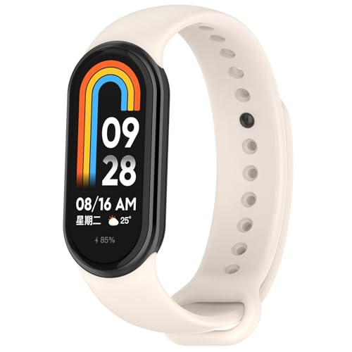 Armband Kompatibel mit Xiaomi Smart Band 10 Armbänder,Silikonband Sportarmband Uhr Ersatzarmband für Xiaomi Mi Band 10/9/8 Uhrenarmband für Damen Herren von Generic