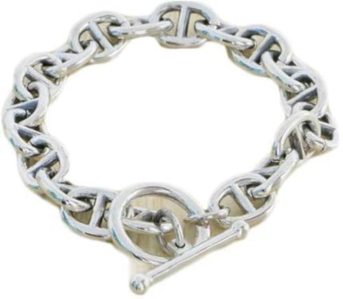 Armband Korea Schwein Nase Sterling Silber Armband Männer Senior Persönlichkeit Ot Schnalle Armband Nische Design Mode Schmuck Schmuck, 925 Silber, von Generic