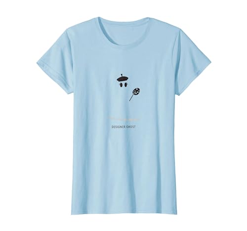 Artistic Phantom: Barettragende Spekter mit Palette T-Shirt, Damen, Himmelblau, M von Generic
