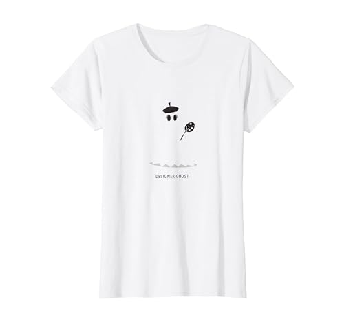 Artistic Phantom: Barettragende Spekter mit Palette T-Shirt, Damen, Weiß, S von Generic