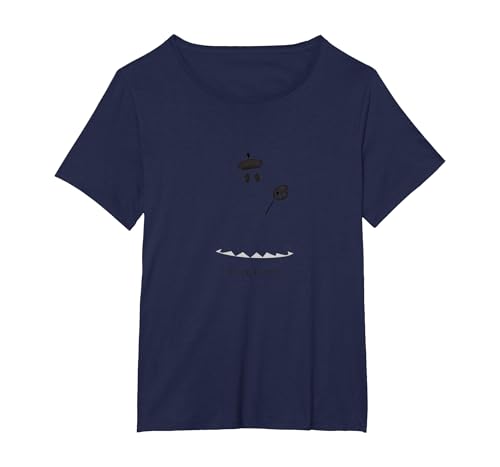 Artistic Phantom: Barettragende Spekter mit Palette T-Shirt, Damen Große Größen, Marineblau, 6X von Generic