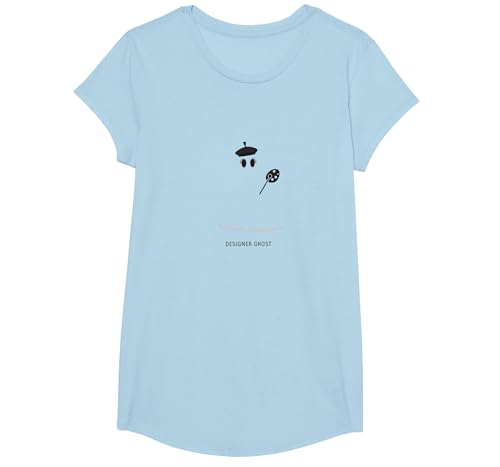 Artistic Phantom: Barettragende Spekter mit Palette T-Shirt, Girls, Himmelblau, L von Generic