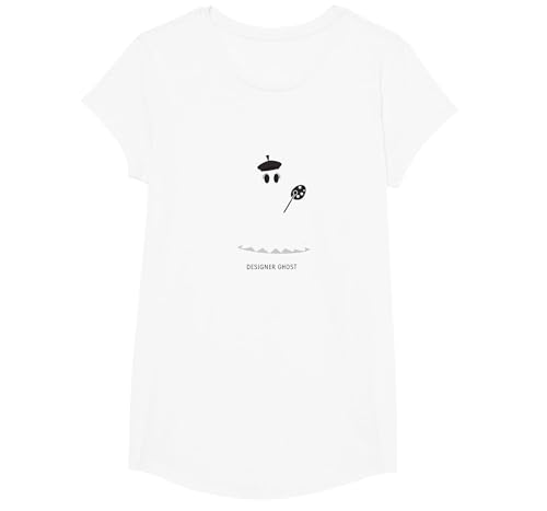 Artistic Phantom: Barettragende Spekter mit Palette T-Shirt, Girls, Weiß, L von Generic