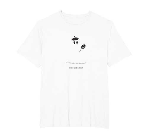 Artistic Phantom: Barettragende Spekter mit Palette T-Shirt, Herren Große Größen, Weiß, 4X Tall von Generic