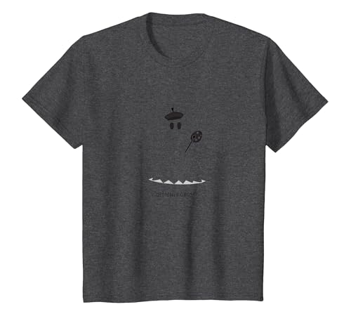 Artistic Phantom: Barettragende Spekter mit Palette T-Shirt, Kinder, Anthrazit Meliert, 104 von Generic