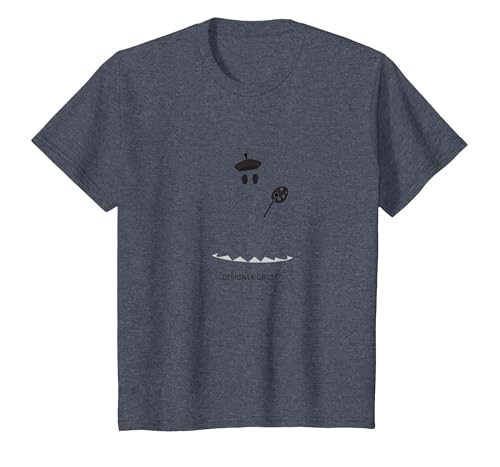 Artistic Phantom: Barettragende Spekter mit Palette T-Shirt, Kinder, Blau Meliert, 140 von Generic