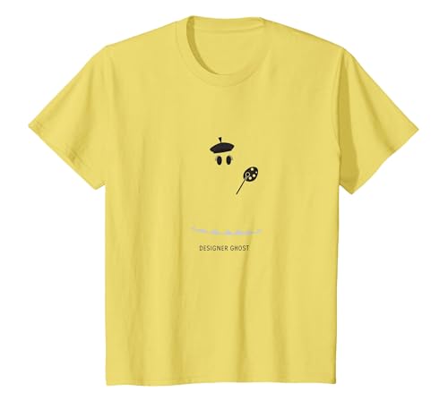 Artistic Phantom: Barettragende Spekter mit Palette T-Shirt, Kinder, Gelb, 128 von Generic