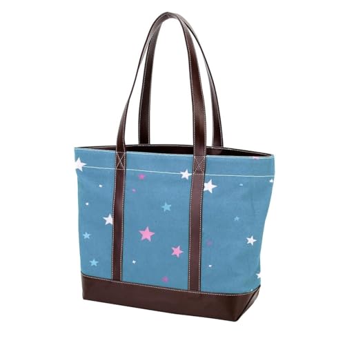 Artistic Stars-1322 modische Damen-Geldbörse aus gewaschenem, strapazierfähigem Leder mit Tragegriff oben mit Taschen, Reißverschluss, mehrfarbig, 33,8 x 12 x 31 cm von Generic