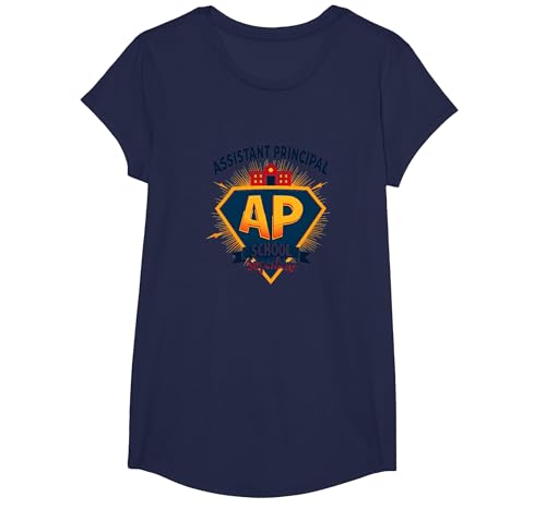 Assistent Principal: Schulsuperheld T-Shirt, Girls, Marineblau, XS Assistent Principal: Schulsuperheld T-Shirt, Girls, Marineblau, XS von Generic
