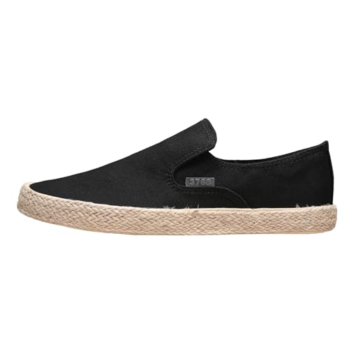 Atmungsaktive Herren-Sneaker in einfarbiger koreanischer Version, trendig, lässig, bequem, leicht, Leinensohle Schuhe Herren Speed von Generic