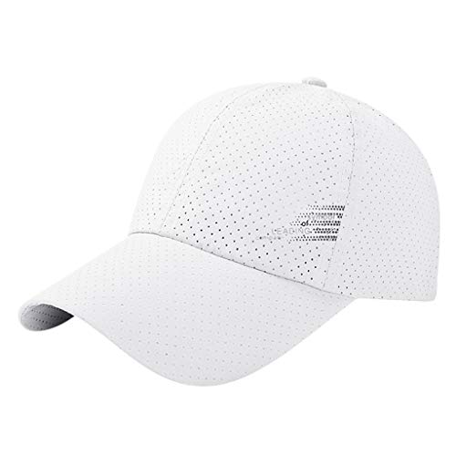 Atmungsaktive Schnell Trocknend Basecap,Unstrukturierte Dad Cap Freizeit-Baseballmütze Sonnenschutz-Schutzkappe Sports Wanderkappe Für Herren Damen Mütze von Generic