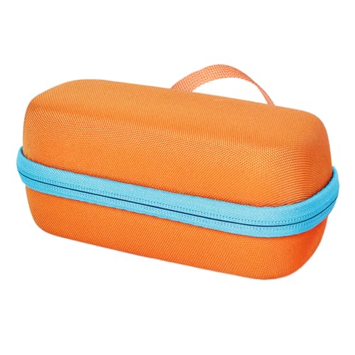 Aufbewahrungs-Organizer-Halter für 3Doodler Start+ (2024) 3D-Stifte-Set, stoßfest, tragbare Aufbewahrungstasche, Anti-Drop-Schutzhülle mit Netztasche für 3D-Druck, Filament-Nachfüllpack und US, Orange von Generic