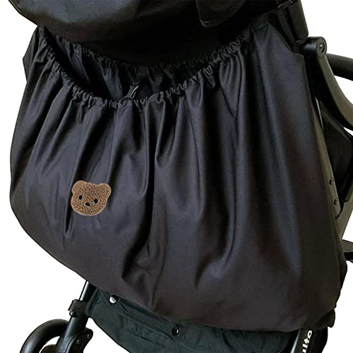 Aufbewahrungstasche für Kinderwagen, multifunktionale Universal-Tasche mit Bärenmuster, Kinderwagentasche mit großer Kapazität, Geschenk für Windeln von Generic