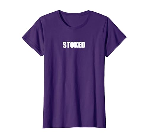 Aufgeregt T-Shirt, Damen, Violett, XS Aufgeregt T-Shirt, Damen, Violett, XS von Generic