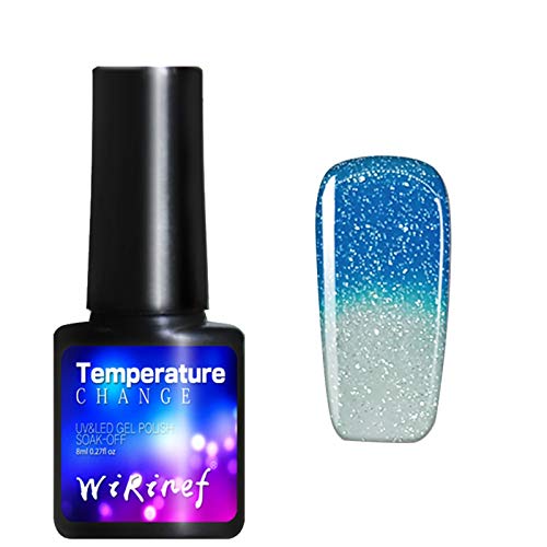 Aufnäher Augen LED Nagellack Nagellack Gel Nagellack 8ml Nagellack Gel Nagellack Color Art Okra Pigment (L, One Size) von Generic