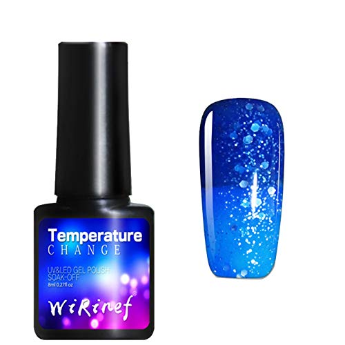 Aufnäher Augen LED Nagellack Nagellack Gel Nagellack 8ml Nagellack Gel Nagellack Color Art Okra Pigment (R, One Size) von Generic