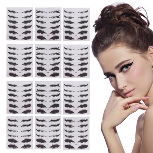 Augen-Make-up-Schablonen, Augen-Make-up-Schablonen | Aufkleber für zarte Lidschatten – Schablonen für Lidschatten und Eyeliner, Eyeliner-Schablonen, Make-up-Werkzeug degl von Generic
