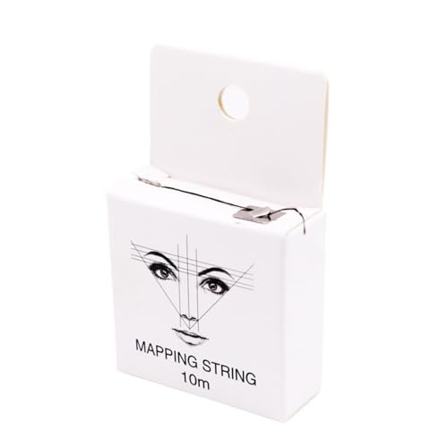 Augenbrauen-Mapping-String – Augenbrauen-Mapping-String | Augenbrauen-Tintenfaden aus Bambuskohle | Make-up-Zubehör, Augenbrauen-Tönungswerkzeug für Damen, Herren, Teenager, Studenten von Generic