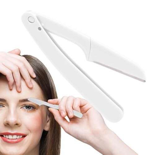 Augenbrauen-Rasierer für Damen, faltbares Augenbrauen-Trimmwerkzeug, professionelles Make-up-Gesichtspflege-Werkzeug, tragbarer Gesichtsrasierer für Frauen und Anfänger Augenbrauen-Rasierer für Damen, faltbares Augenbrauen-Trimmwerkzeug, professionelles Make-up-Gesichtspflege-Werkzeug, tragbarer Gesichtsrasierer für Frauen und Anfänger von Generic