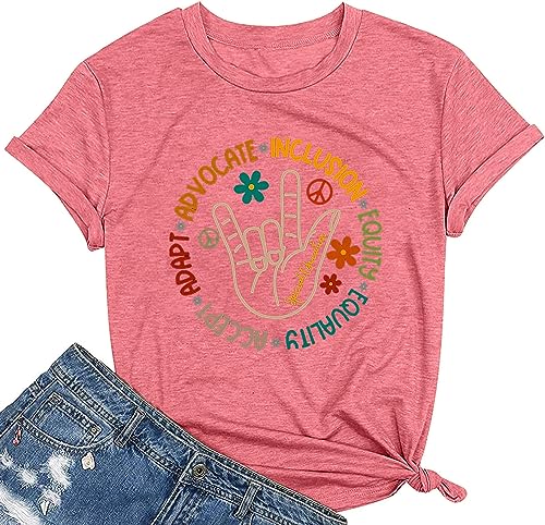 Autism We Should Protect by Accepting Inclusive Autism Awareness T-Shirts, W-t9002-pink, X-Groß von Generic