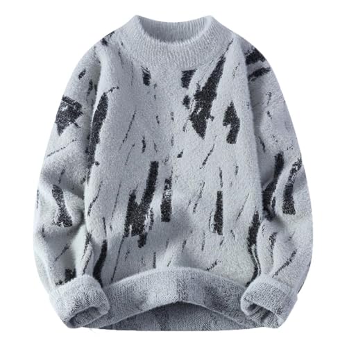 Autum Winter Strickpullover Herren Warme Wollpullover Lässiger Warmer Pullover von Generic