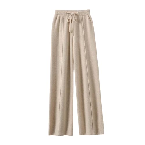 Autumn and Winter Women Cashmere Pants Knitted Loose Cashmere Pants Women von Generic