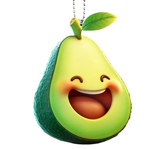 Avocado-Charm – niedlicher Anhänger für Avocado-Schlüsselanhänger, Avocado-Schlüsselanhänger, niedliches Avocado-Design |, Stil 3, Se référer au descriptif von Generic