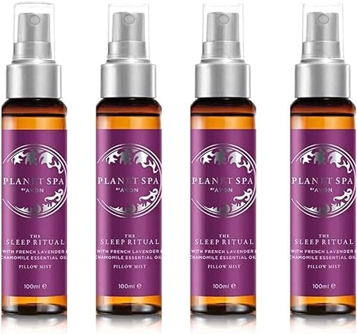 Avon Planet Spa Aromatherapie Beauty Schlafkissen, Lavendel, 400 ml, 4 Stück von Generic