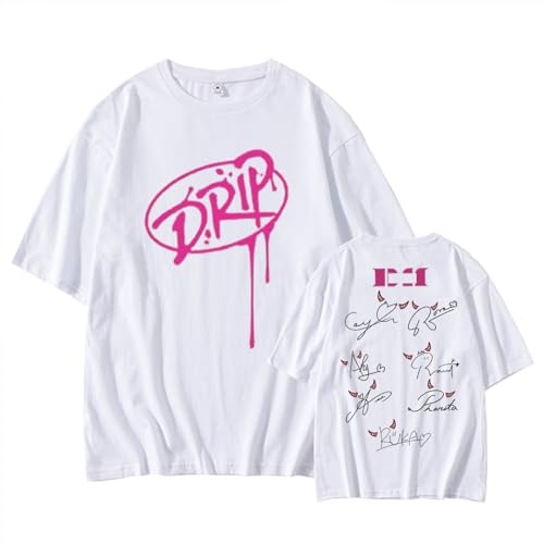 BABY.MONSTER-Album T-Shirts SEE YOU THERE T-Shirt RAMI AHYEON RORA ASA RUKA CHIQUITA PHARITA(White-2,S) von Generic