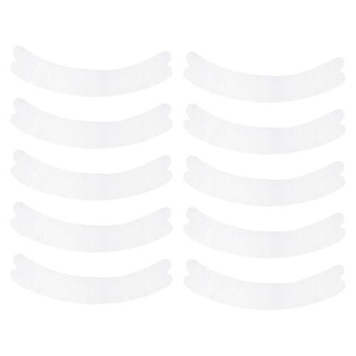 BH-Schweißabsorbierende Pads 10er-Set,Baumwoll-BH Schweißabsorbierende Pads,Wiederverwendbare Absorbierende Pad-Schutzfolien für Achselhöhlen Brust Bauch (#3, 70.5x9.5cm) von Generic