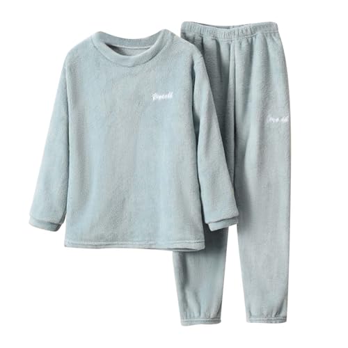 Baby Flannel Zweiteiliger Schlafanzug Kleinkind Kinder Mädchen Jungen Niedliche Katze Pyjama Set Herbst Winter Fleece Schlafanzüge Nachtwäsche Set 80 86 92 98 104 110 116 122 128 von Generic