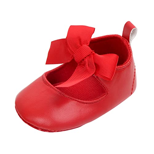 Baby Girl Strampler Kleinkind-Schuh-Säuglings-weiche Schuhe Baby-Kleinkind-Baby-Schuhe Jogginganzug Herren (Red, 19 Toddler) von Generic