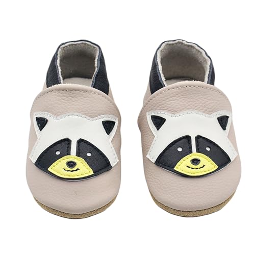 Baby Junge Mädchen Weicher Leder Lauflernschuhe Krabbelschuhe Babyhausschuhe mit Wildledersohlen Multi-Stil von Generic