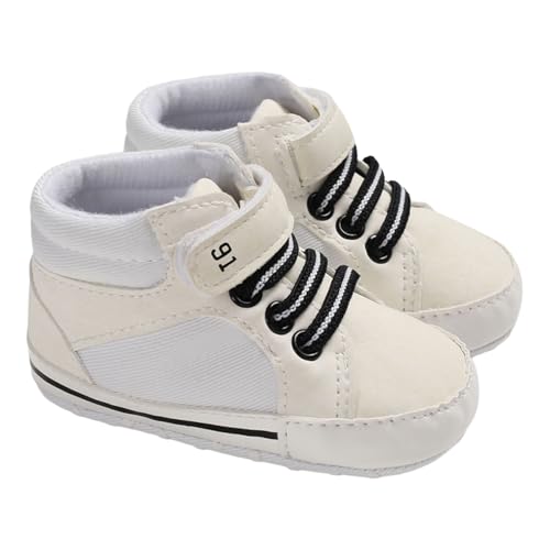 Baby Krabbelschuhe Kleinkind Jungen Weiche Sohle Bequeme Sneakers Hohe Lässige Freizeitschuhe Leicht Atmungsaktiv Lauflernschuhe Sportschuhe Flach Outdoorschuhe Walking Schuhe von Generic