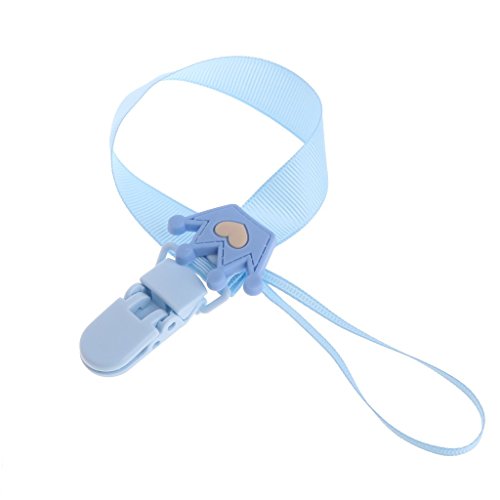 Baby-Krone Form Schnuller Clip Kette Gurt Halter Schnuller Nippel Schnuller für Neugeborene Jungen Mädchen Premium-Qualität von Generic